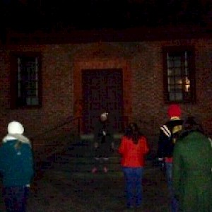 Haunting Secretary Office Photographed on Ghost Tour in Williamsburg VA