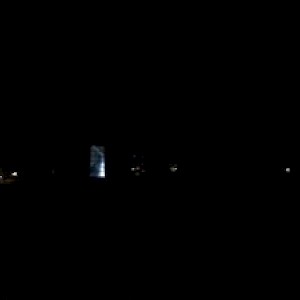 Peyton Randolf House Lights photographed at Williamsburg ghost tour in Williamsburg VA