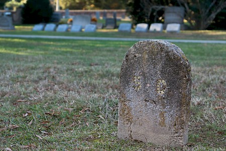 Picture taken during a Cemetery Tour